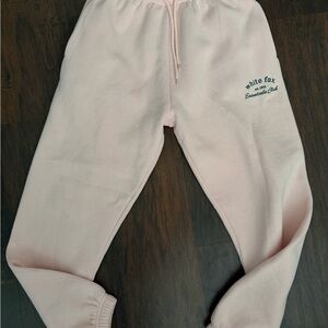 White Fox Boutique Light Pink Kids Joggers